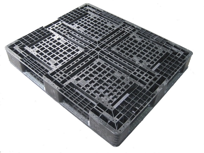 PALLET NHỰA 1100 X1100 X150 MM XÁM ĐEN